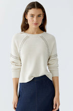 Gardenia Studded Raglan Sleeve Jumper