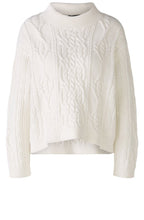 Gardenia White Cable Knit Jumper