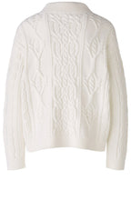 Gardenia White Cable Knit Jumper