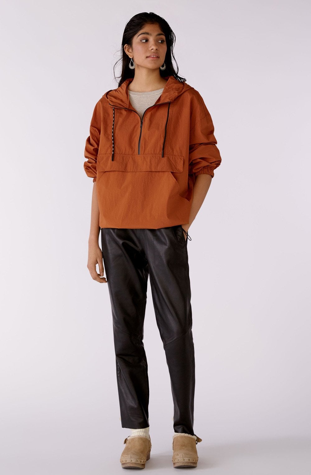 Gingerbread Hooded Pullover Jacket
