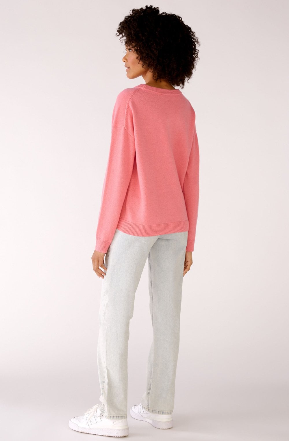 Glow Your Mind Pink Slogan Jumper