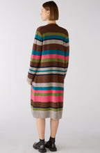 Green and Pink Knitted Coat