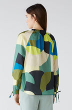 Green Blue Bold Print Cotton Tunic