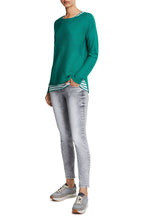 Green Diamond Knit Sweater