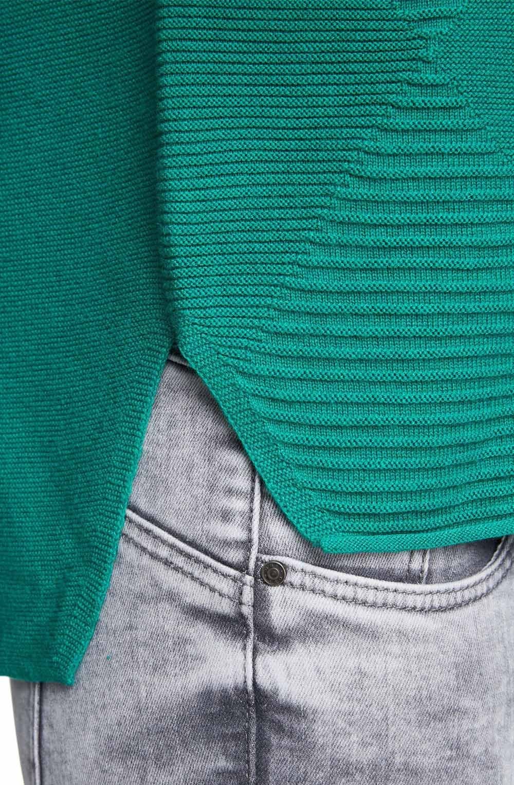 Green Diamond Knit Sweater