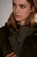 Green Faux Fur Hooded Coat