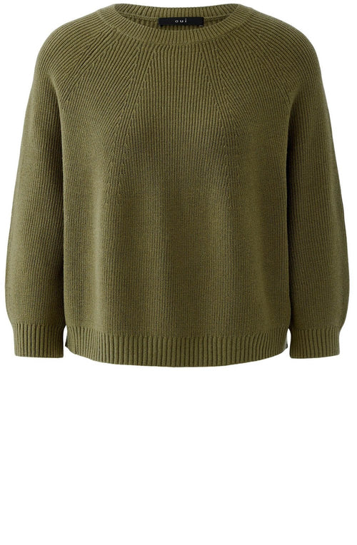 Green Garden Sleeve Box Jumper