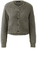 Green Garden Eyelash Knit Cardigan