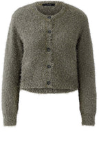 Green Garden Eyelash Knit Cardigan