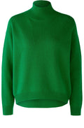 Green High Neck Seamless Jumper