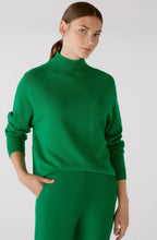 Green High Neck Seamless Jumper