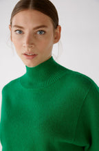 Green High Neck Seamless Jumper