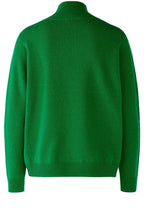 Green High Neck Seamless Jumper