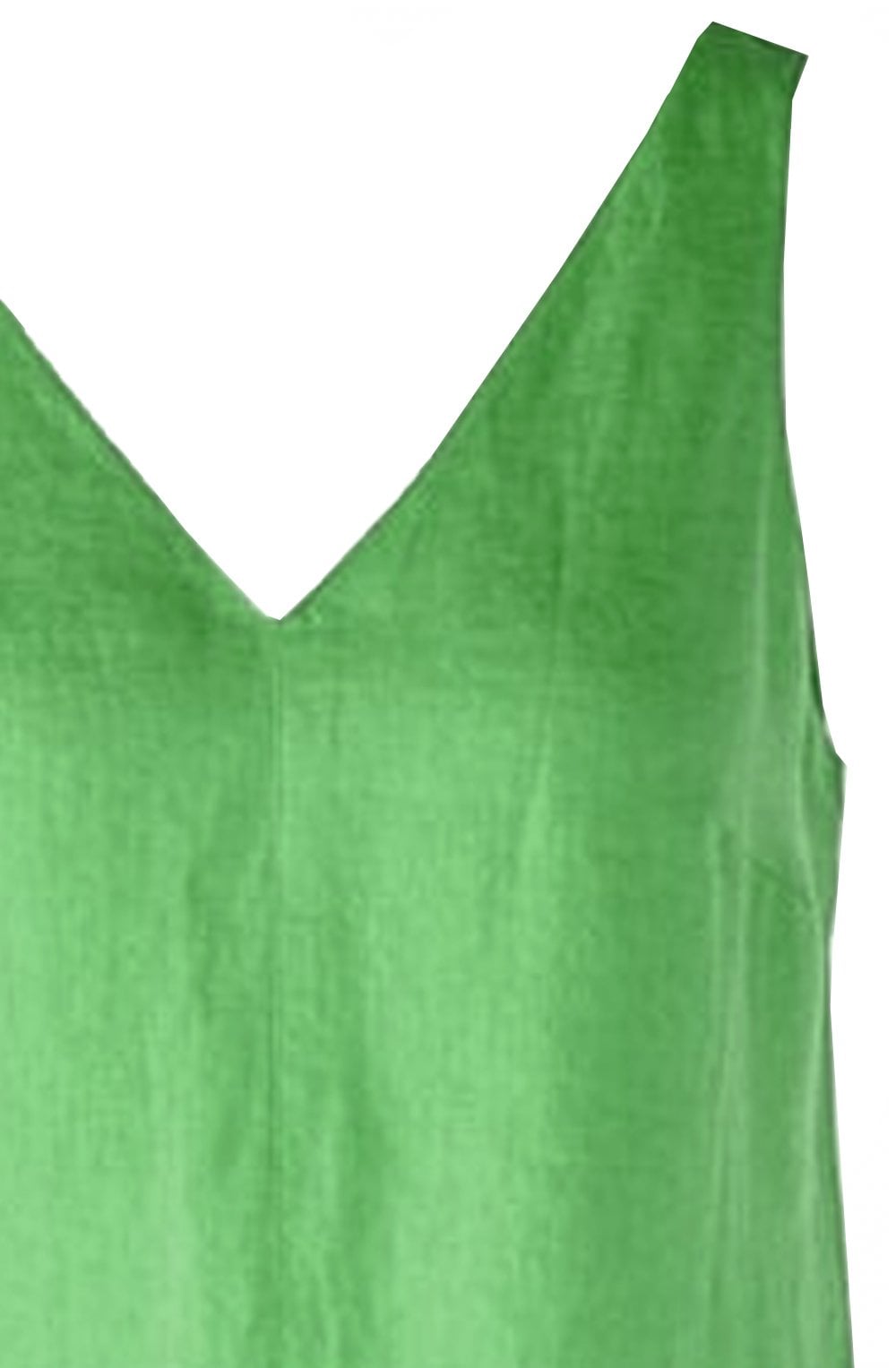 Green Leaf Linen Slip Dress