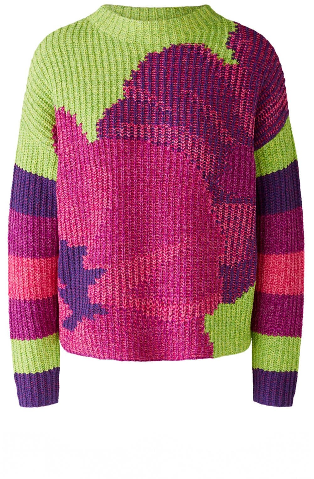 Green Lilac Iconic Mix Jumper