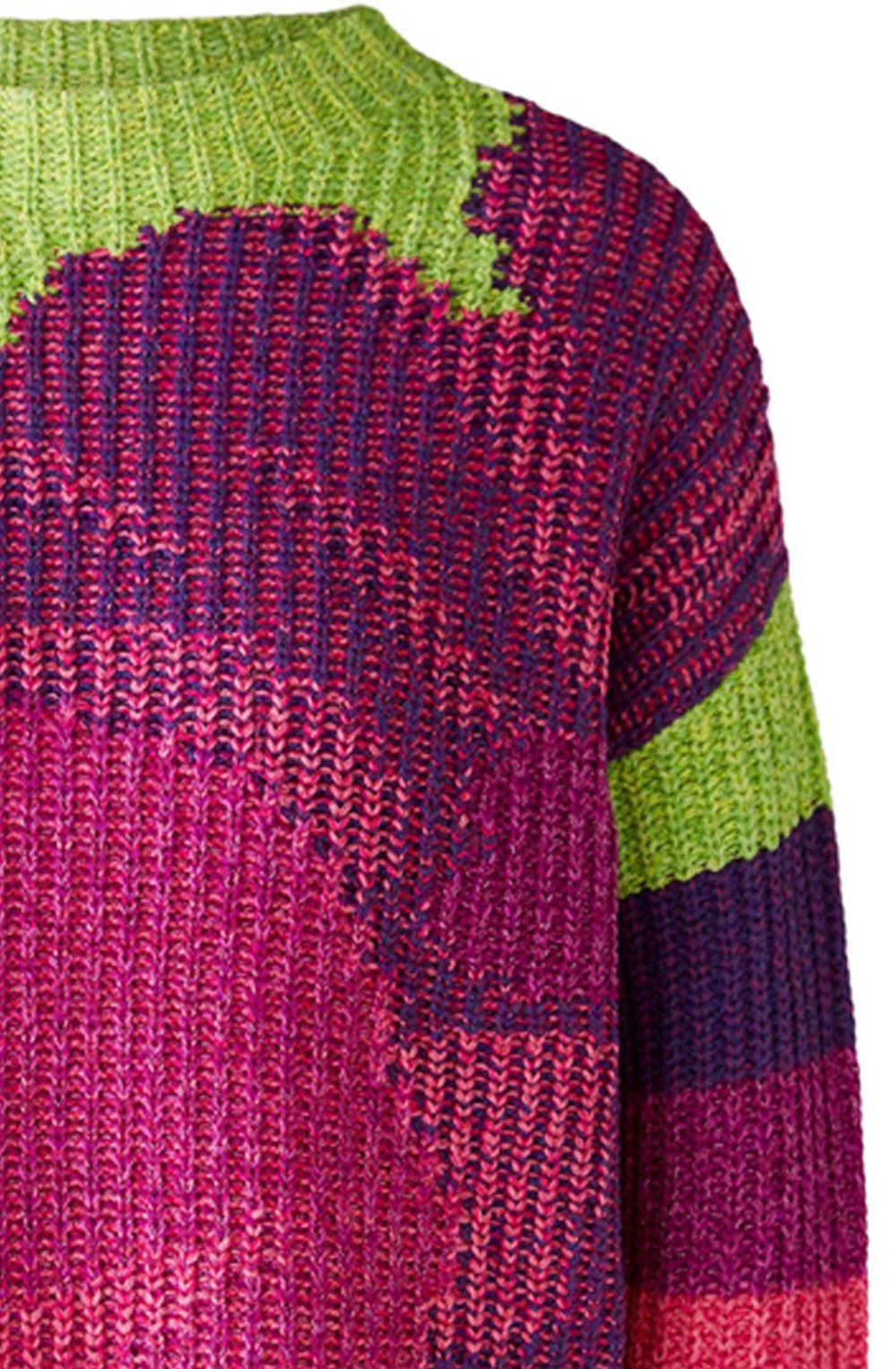 Green Lilac Iconic Mix Jumper