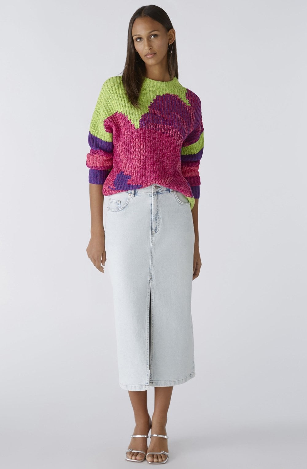 Green Lilac Iconic Mix Jumper