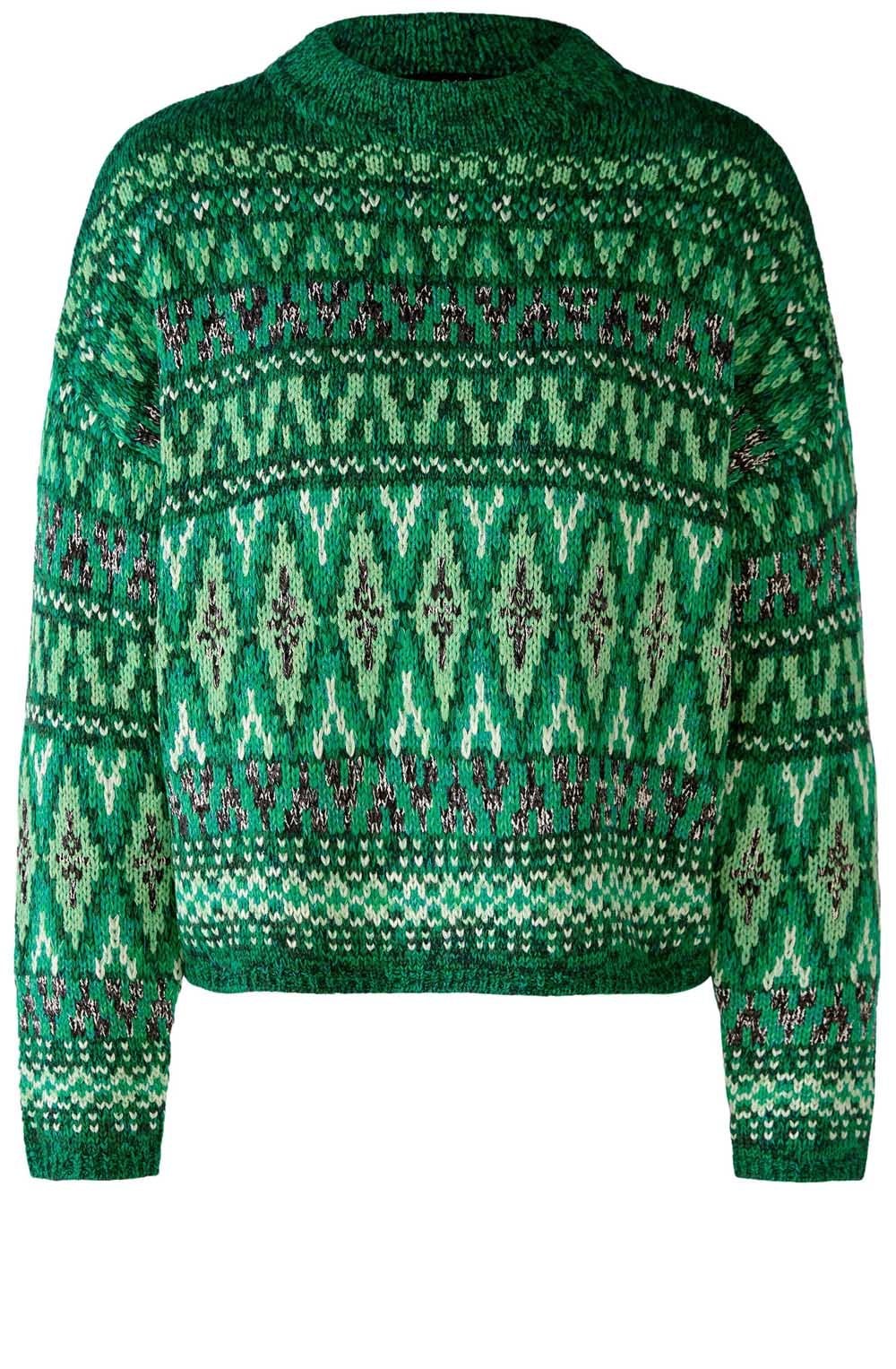 Green Norwegian Soft Knit Jumper