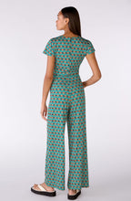 Green Shell Jersey Jumpsuit
