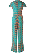 Green Shell Jersey Jumpsuit