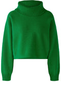 Green Shortened Batwing Jumper