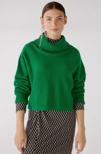 Green Shortened Batwing Jumper
