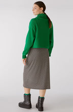 Green Shortened Batwing Jumper