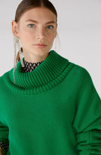 Green Shortened Batwing Jumper