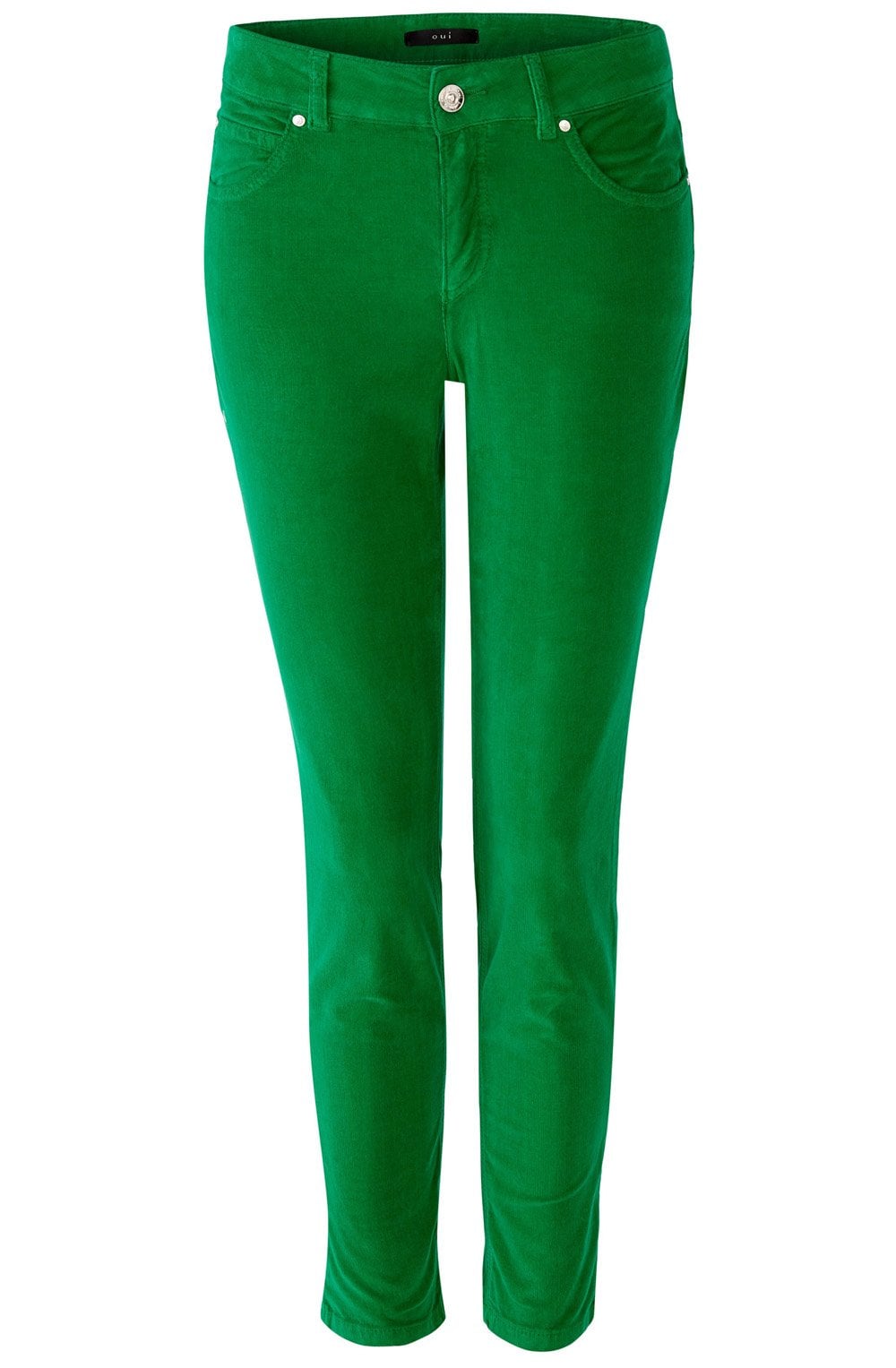 Green Velvet Corduroy Baxtor Jeggings