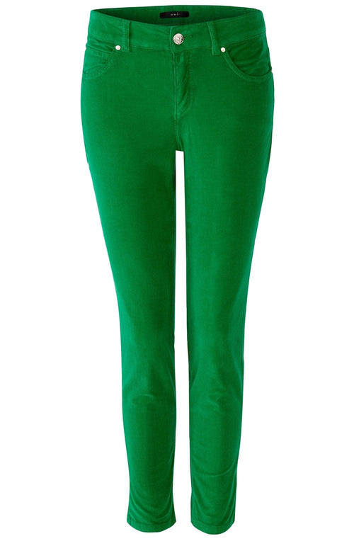 Green Velvet Corduroy Baxtor Jeggings