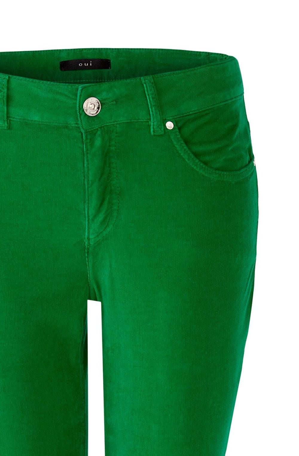 Green Velvet Corduroy Baxtor Jeggings