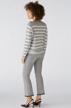Grey and Off White Layer Effect Pullover
