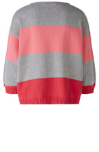 Grey and Pink Relaxed Box Pullover