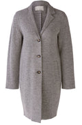 Grey Boiled Wool Coat