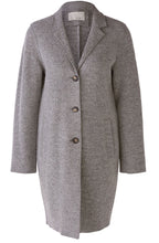 Grey Boiled Wool Coat