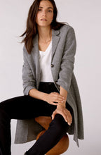 Grey Boiled Wool Coat
