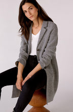 Grey Boiled Wool Coat