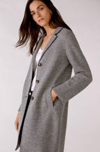 Grey Boiled Wool Coat