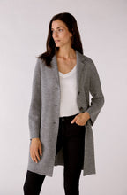 Grey Boiled Wool Coat
