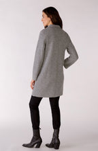 Grey Boiled Wool Coat
