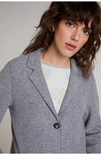 Grey Boiled Wool Jacket