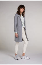Grey Boiled Wool Jacket