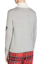 Grey Bold Design Sweater