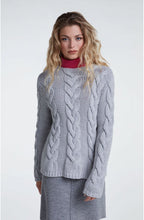 Grey Cable Knit Jumper
