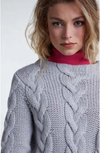 Grey Cable Knit Jumper
