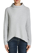 Grey Chunky Ribbed Knit Sweater