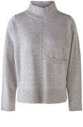 Grey Cowl Neck Jumper
