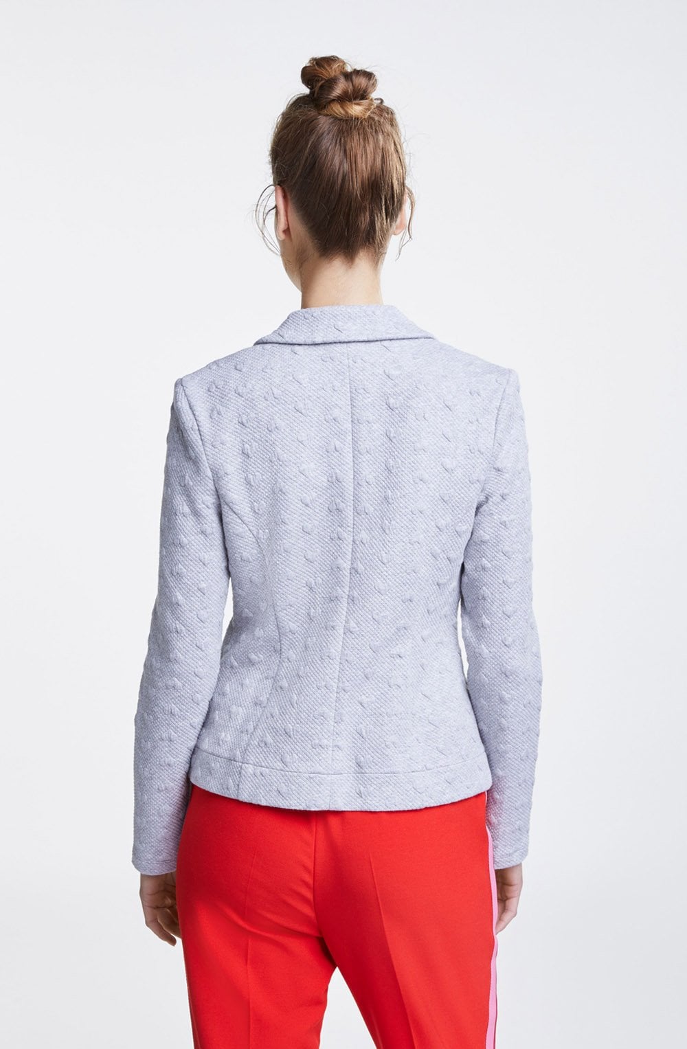 Grey Embossed Heart Jacket
