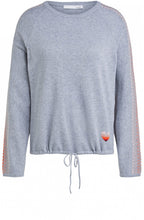 Grey Heart Detailed Jumper
