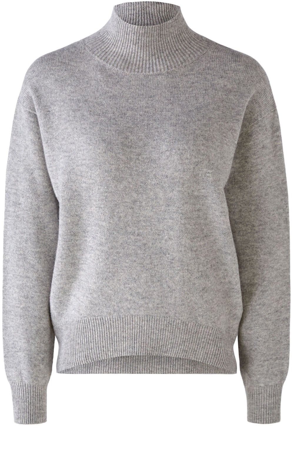 Grey High Neck Jumper